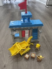 Paw Patrol Rubble Post Office 99% Complete Play Set Adventure Bay Exclusive Toy
