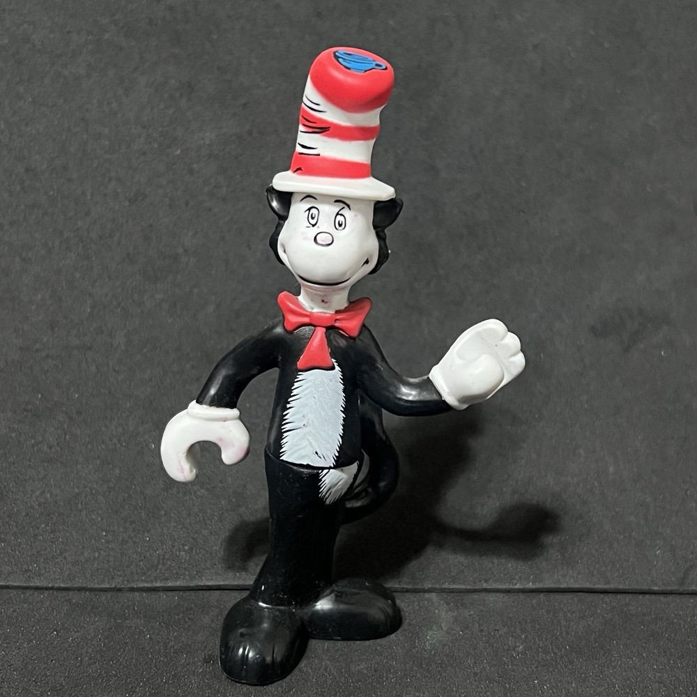 The Cat In The Hat Dr. Seuss Action Figure Turns At The Waist A3