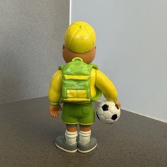 Vintage 1997 Arthur Poseable Figure Soccer Ball Backpack Marc Brown 4”