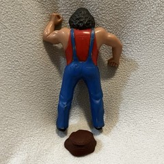 Vintage WWE WWF LJN Superstars Hillbilly Jim Wrestling Figure with Hat