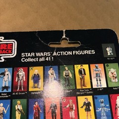 Vintage Star Wars FX-7 Medical Droid Figure 41A Card Back Kenner 1980 ESB