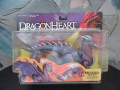 VINTAGE 1995 KENNER DRAGONHEART MEDUSA DRAGON WITH SURPRISE ATTACK SERPENT