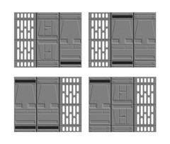 Star Wars Hasbro Kenner 3.75″ POTF Death Star Action Figure Diorama Backdrop