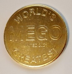 MEGO COLLECTORS COIN LIMITED EDITION WORLD’S GREATEST WALMART TOY EXCLUSIVE 2021
