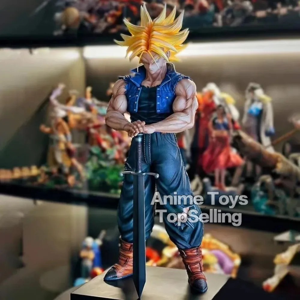 25cm/9.84in Anime Dragon Ball Z Figure Trunks Action Figures Statue Collection