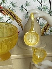 1:24 1950 Dollhouse Diorama Hostess Inspired by Marx with punch bowl set