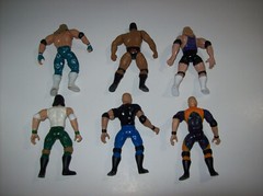 Lot of Vintage 1990s Jakks Pacific Wrestling Action Figures WWF