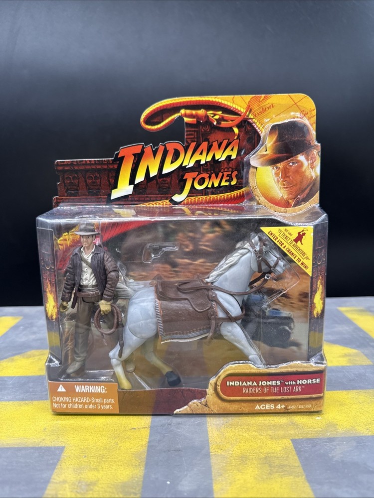Hasbro Indiana Jones With Horse Action Figure Raiders Of The Lost Arc New