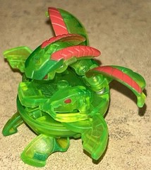 Bakugan Battle Brawlers Percival Neon Green Translucent Ventus 580G