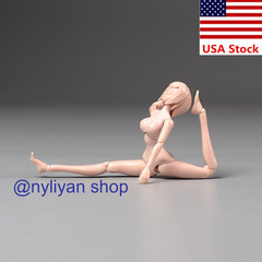 86TOYS T86-ST03-A 1/12 Female Pale Large Breast Flexible Joint Figure Girl Body