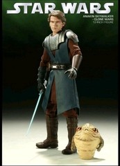 Star Wars Sideshow Clone Wars Anakin Skywalker & Rotta Hutt EXCLUSIVE 1/6 Scale