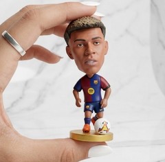 Lamine Yamal Barcelona 2024-25 Home Kit Action Figure 2.5″ Soccer Star Toy Gift