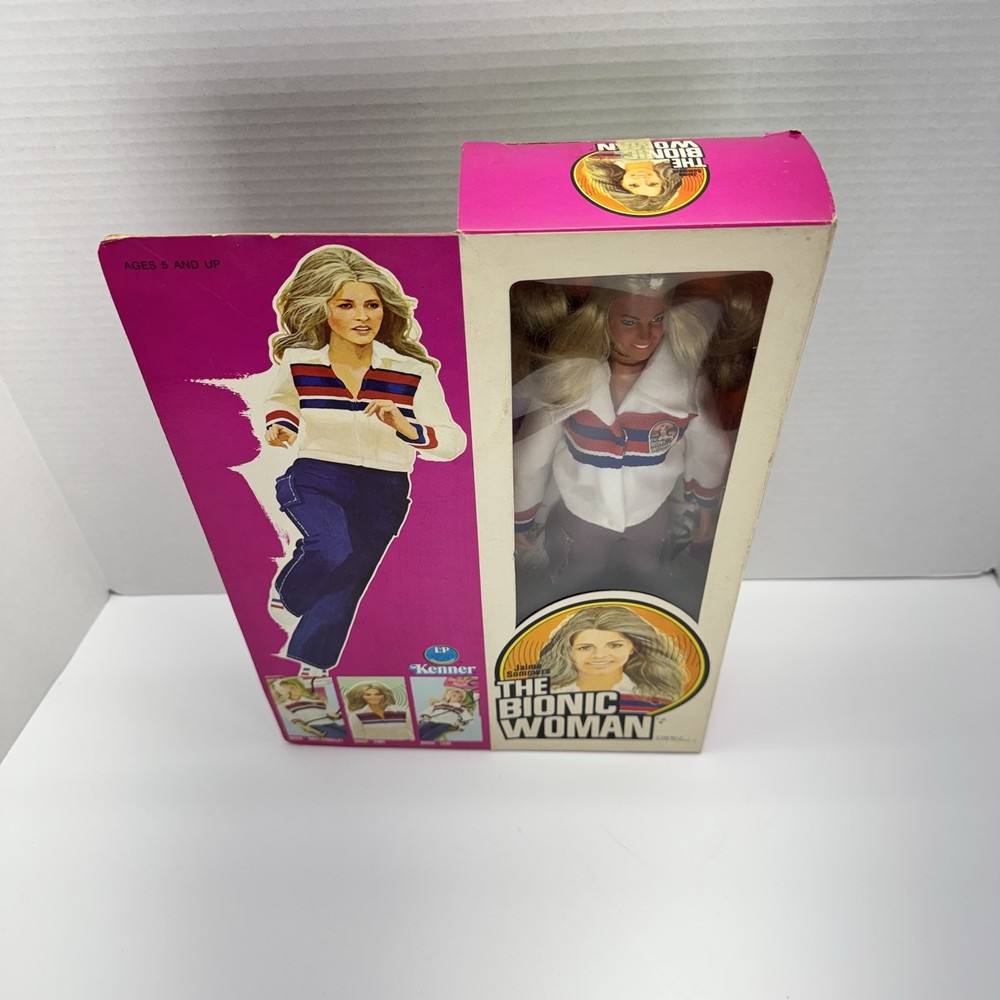 1976 BIONIC WOMAN KENNER NIB Clear Window And Great Box See Photos