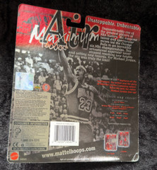 Michael Jordan 1999 Mattel Maximum Air Silver Edition NBA Smile Figure Card READ