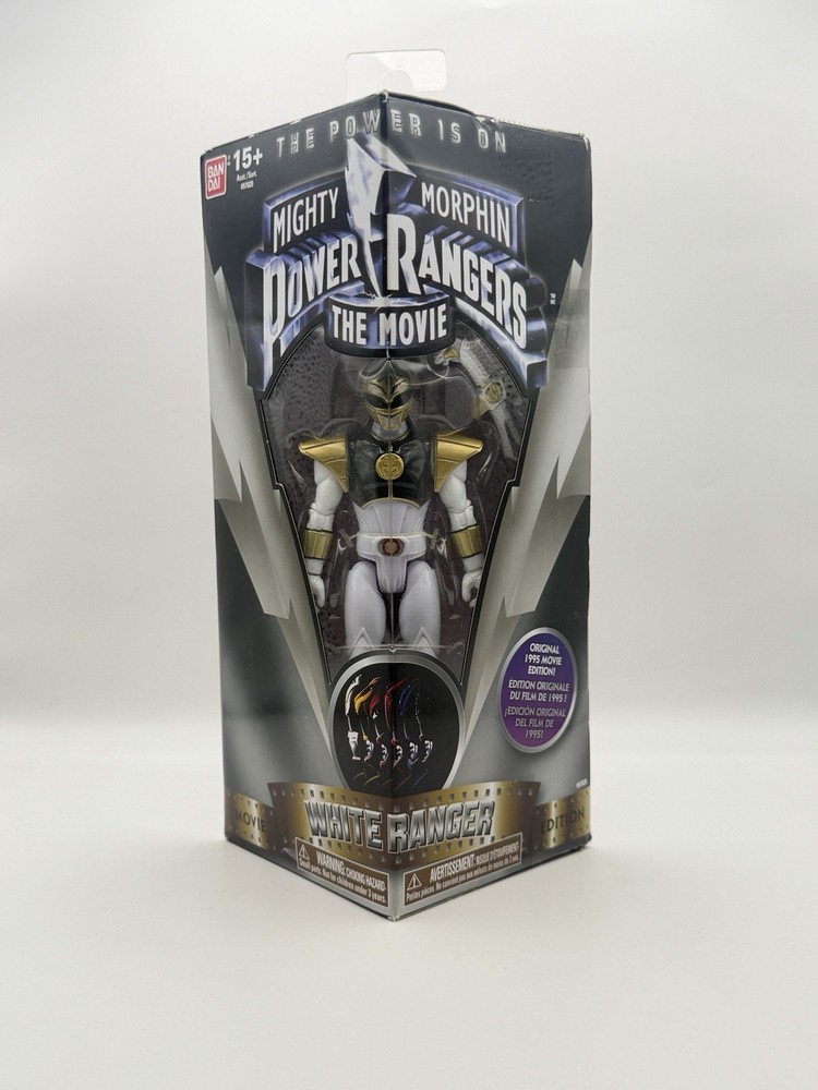 Mighty Morphin Power Rangers: WHITE Ranger The Movie Edition 6” Figure 2015