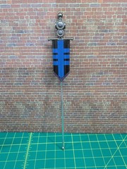 Mythic Legions Four Horsemen Baron Volligar Banner & Shaft “I SHIP DAILY”