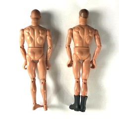 VTG Lot of 2 1996 Hasbro 12″ Caucasian Military Action Figures with 1 Pair Boots