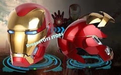 Iron Man Mk50 Friday Helmet Autoking 1/1 Wearable Helmet Cosplay LED Gift
