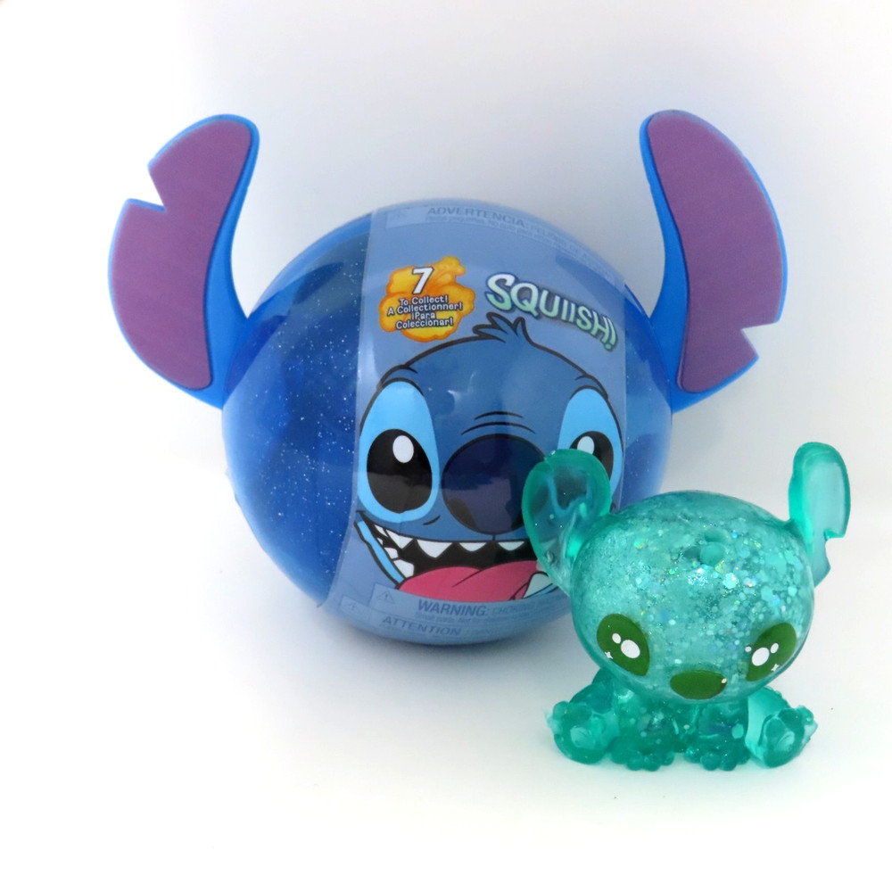 Stitch Disney Squish Capsule Collectible 2” Glitter Squishy 2025