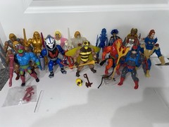 Masters Of The Universe HUGE 19 FIGURE LOT 100% Complete Animated As Seen On TV