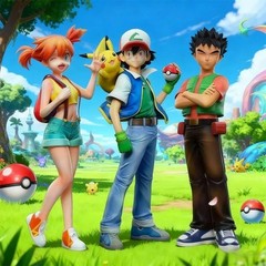 18cm 8cm Ash Ketchum Figure Misty Figrues Brock Figurine Pvc Gk Statue Anime