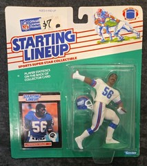 1988 & 1989 Kenner SLU Starting Lineup Lawrence Taylor New York Giants lot 2 New