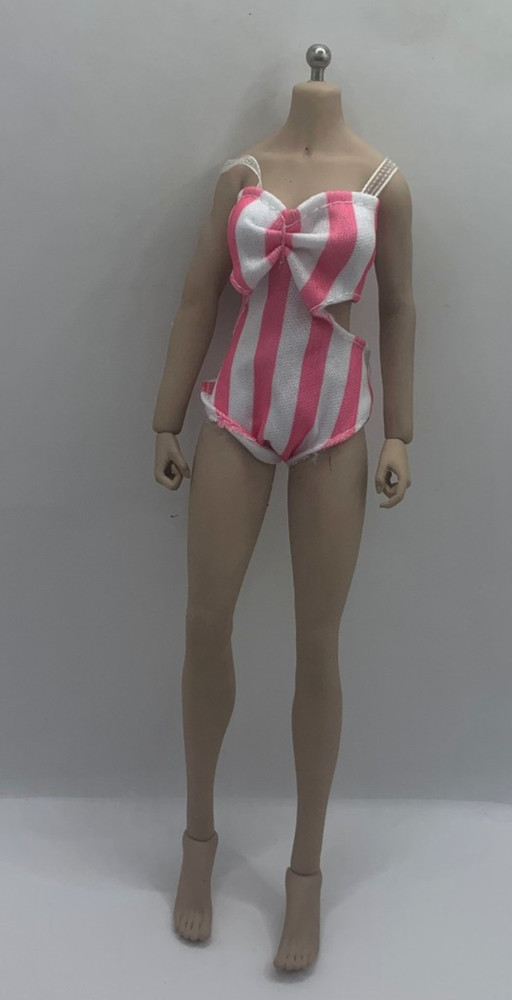1/6 Female Flexible Seamless Doll Body For 12″ Greyish Posable Action Figure C