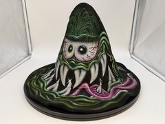 VRHTF RARE ED “BIG DADDY” ROTH RAT FINK “SIGNED” HILLBILLY FELT CRASH HELMET