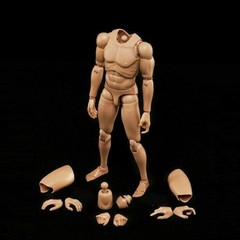 USA MX02-B 1/6 Male Soldier Super Flexible PVC Body Doll Fit 12in Action Figure