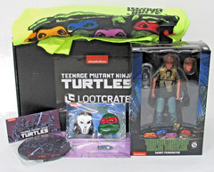 New NECA TMNT Loot Crate Exclusive Danny Pennington Shirt Coasters Pins 2021