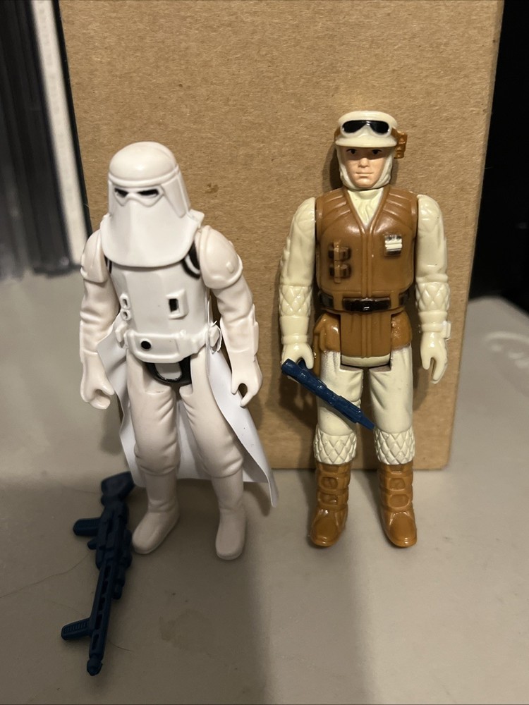 VTG Star Wars 1980 ESB HOTH SNOWTROOPER 100% & Rebel Hoth Soldier