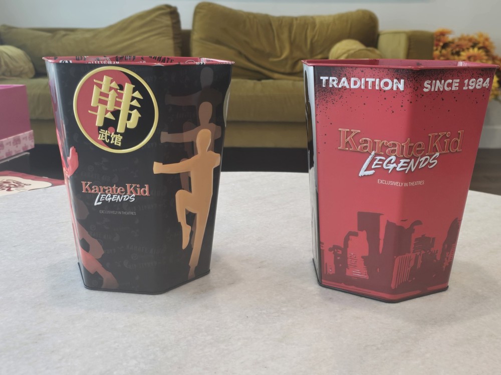 Cinemark 2025 Karate Kid Legends Everything Is Karate Collectible Bucket Set NEW
