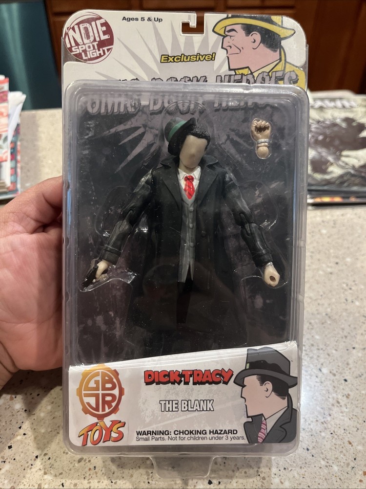 Shocker Toys Indie Spotlight Comic Book Heroes Dick Tracy The Blank