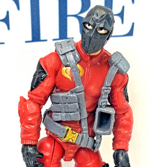 G.I. Joe Cobra Night Viper. Red. 2014 Great Condition Complete. 30th Anniversary