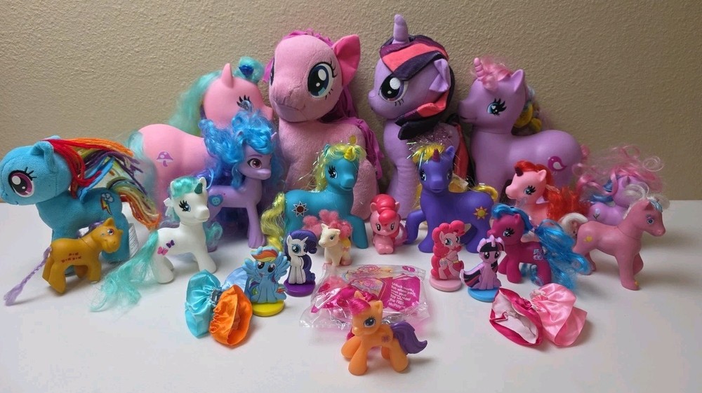 My Little Pony Mixed Lot of 22 Random Figures Various Sizes/Years Some Vintage