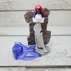 Burger King Marvel X-Men Evolution Mystique Meal Toy 2001 PVC Figure CD Read