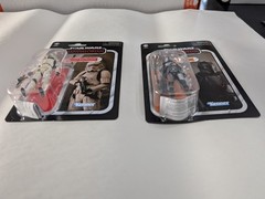 STAR WARS THE VINTAGE COLLECTION VC181 Mandalorian & VC165 Remnant Stormtrooper