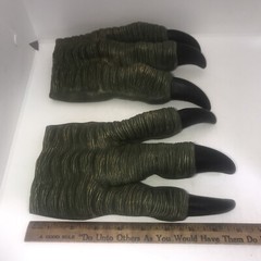 Jurassic Park Dinosaur Green Claws Gloves Costume Raptor Cosplay Or Halloween