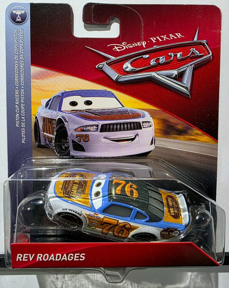 Disney Pixar Cars Rev Roadages (PISTON CUP RACERS) NEW