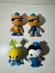 Octonauts Figures Lot of 9 Fisher-Price 2010 Captain Barnacles Kwazii Peso