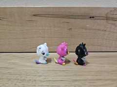 Hatchimals Colleggtibles Lot of 3 Bearkeet – Pink, Black, and White