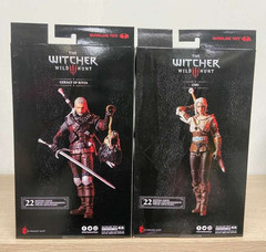 2 X McFarlane Toys The Witcher Series 7″ Action Figure Geralt of Rivia & Ciri