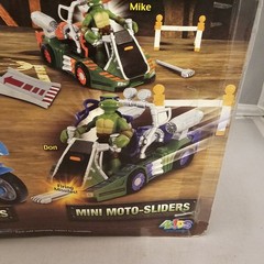 TMNT Mini Mutants Mini Moto-Slider Michelangelo New 2007 Ninja Turtles New Wear