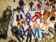 COLLECTION OF OVER 100 ACTION UNKNOWN CHARACTERS FIGURES OTHERS MORE