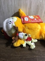 Garfield & Odie Macy’s Limited Edition 25 Years Christmas Plush Cat Dog 18″ book