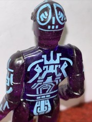 Vintage Original Tomy Tron Purple Action Figure 1981 No Disk -VG