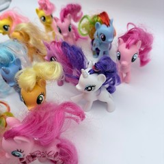 My Little Pony Lot Of 15 Brushable 3.5″ Mini Figures MLP Hasbro Various Years