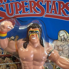 Mattel WWE LJN Superstars Ultimate Warrior 8″ Blue Card Action Figure SEALED