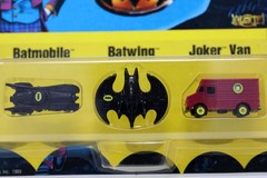 Batman Micro Batmobile Batwing Joker Van Set ERTL 1989 Diecast Metal New MOSC