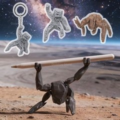 Project Hail Mary Rocky Action Figure 3D Printed Poseable PLA Collectible 1pcs
